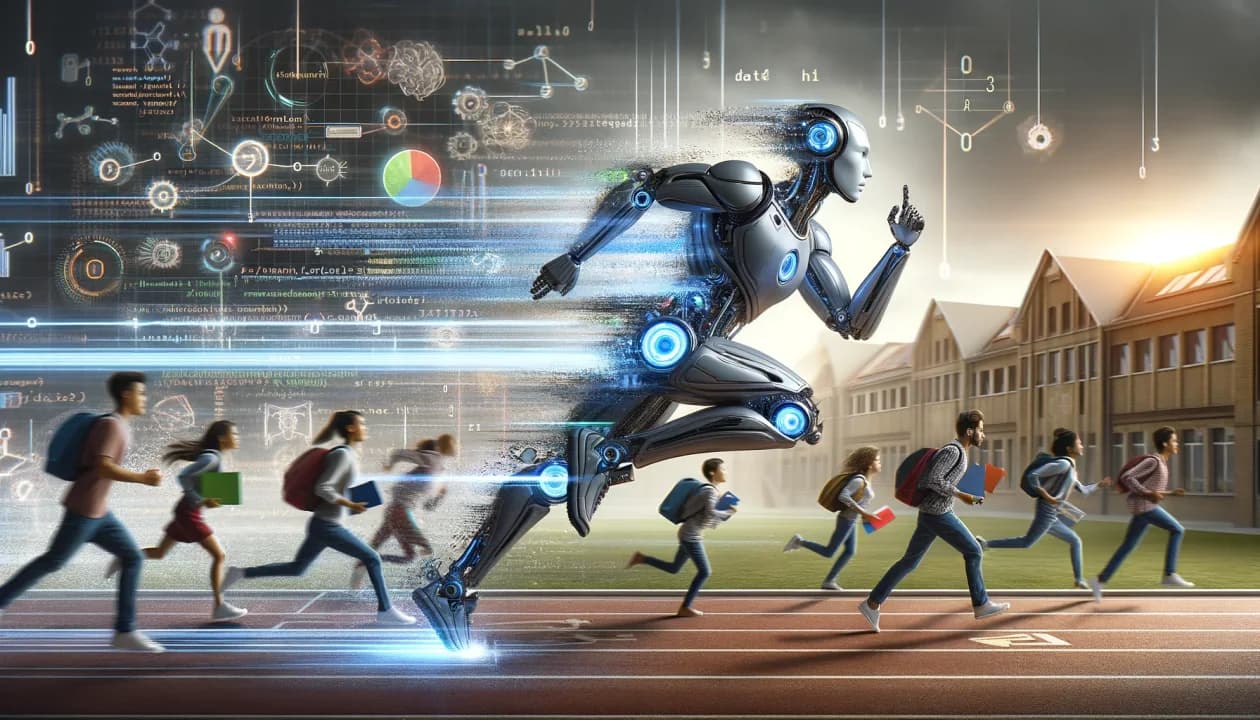 Technologische vooruitgang AI gaat bizar snel. Sneller dan het onderwijs kan bijbenen.