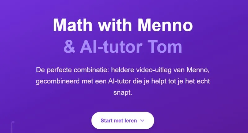 LinkedIn-bijdrage van Tom Naberink: Zo bouwde ik Math with Menno & AI-tutor Tom