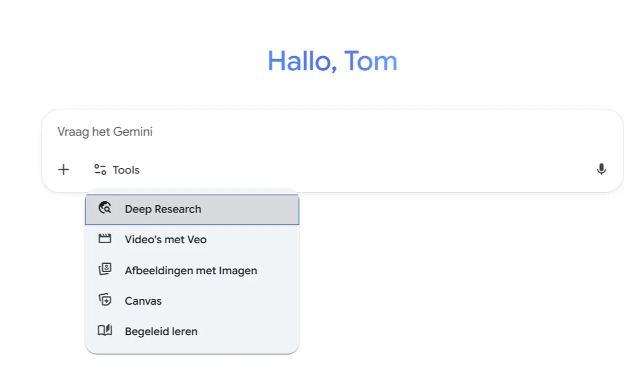 LinkedIn-bijdrage van Tom Naberink: AI in de onderwijspraktijk: Deep Research