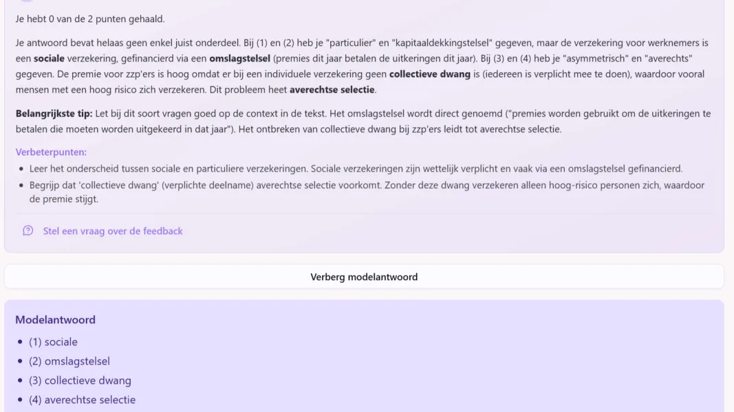 LinkedIn-bijdrage van Tom Naberink: AI-tutor Tom geeft gepersonaliseerde feedback op examenvragen