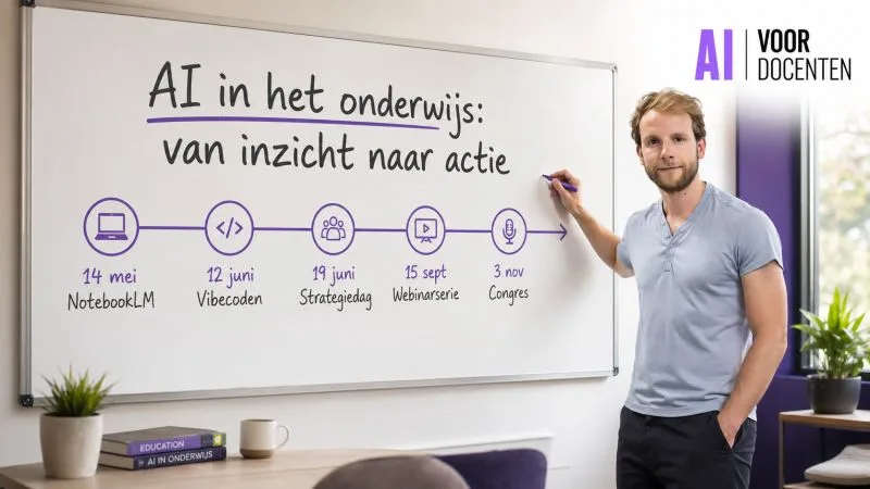 LinkedIn-bijdrage van Tom Naberink: AI in het onderwijs: van webinar tot congres