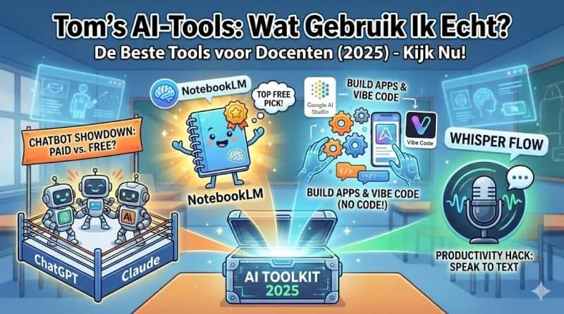 LinkedIn-bijdrage van Tom Naberink: Ik krijg vaak de vraag welke AI-tools ik nou gebruik.
