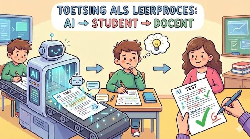 LinkedIn-bijdrage van Tom Naberink: AI bij toetsing is niet alleen een probleem, maar ook een kans
